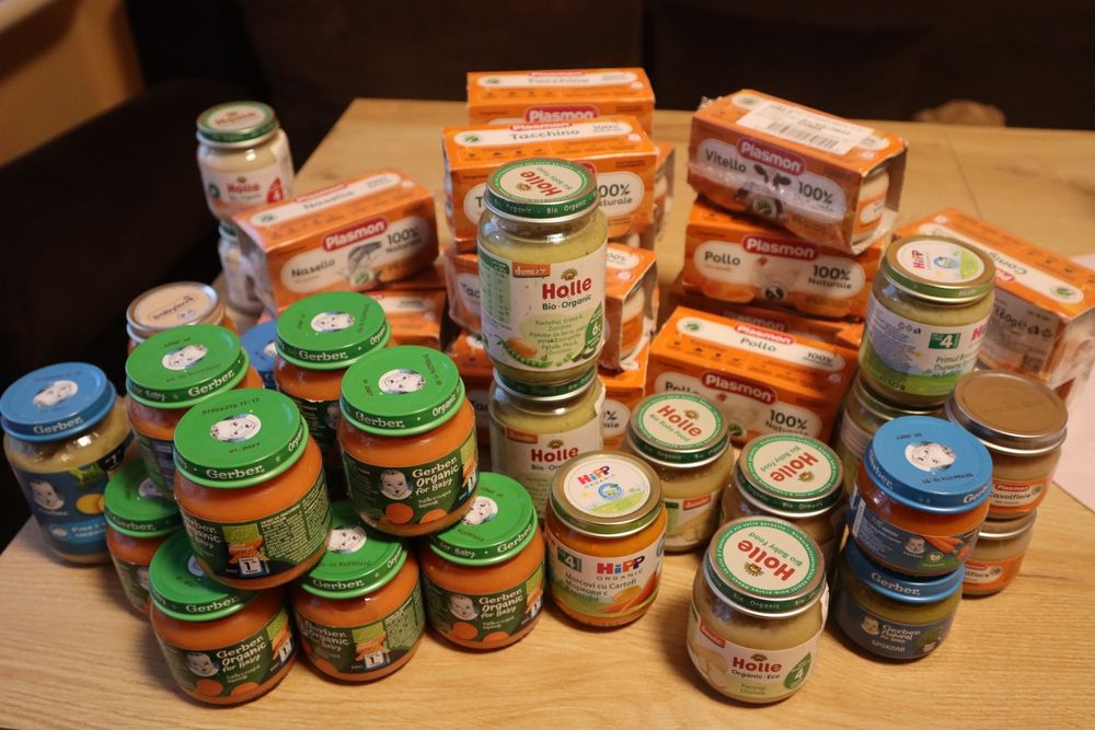 Бебешки пюрета Plasmon, Holle, Gerber, Hipp