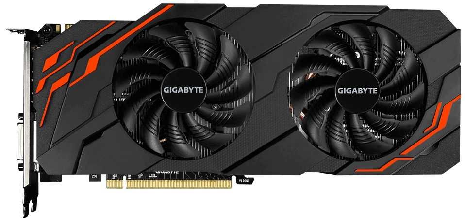 Видеокарта GTX1070  GIGABYTE 8gb бу