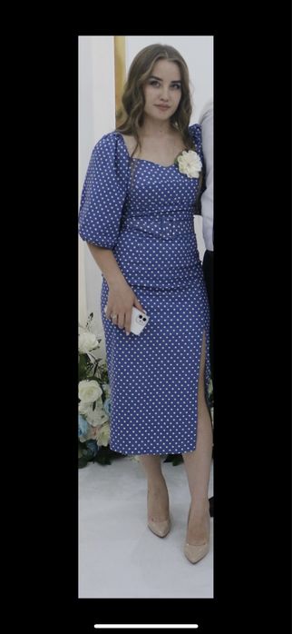 Платье в горошек