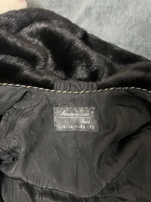 Стриженная норковая шуба