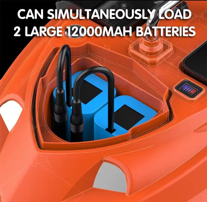 Лодка за захранка Flytec V802 подарък сак за лодка,зарядно 12v,1ч.перк