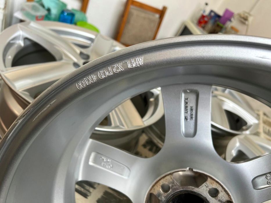 Jante aliaj r17 4x100 Renault Captur Clio Zoe Megane Scenic 2 Modus  Dacia Logan Sandero  Dokker Jogger