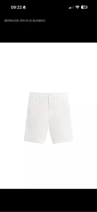 Bermude in Zara Man noi