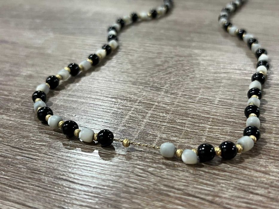 Златен синджир с маниста 585