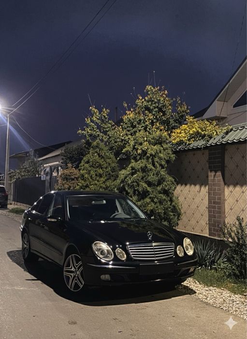 Бампер передний 211 мерседес решетка