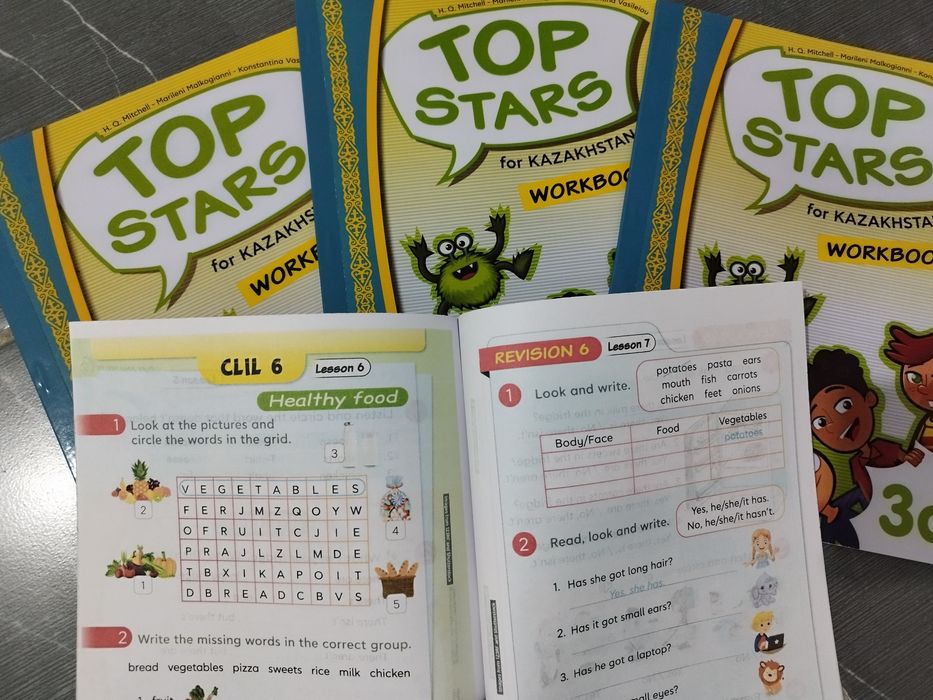 Рабочая тетрадь Топ Старс 3 класс Top Stars 3