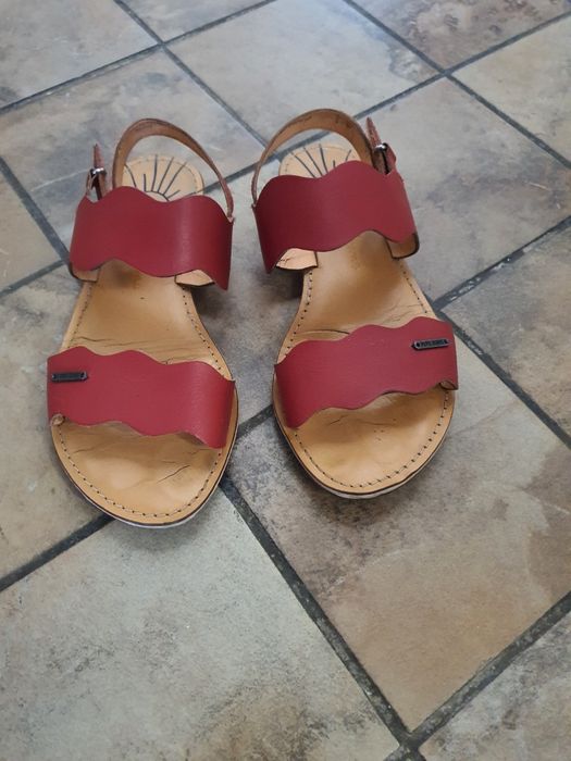 Sandale Pepe Jeans din piele naturală