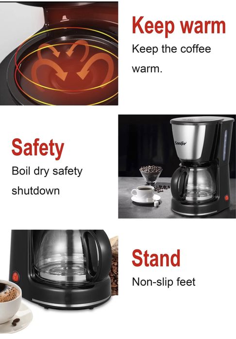 Доставка! Кофеварка Sonifer SF-3555