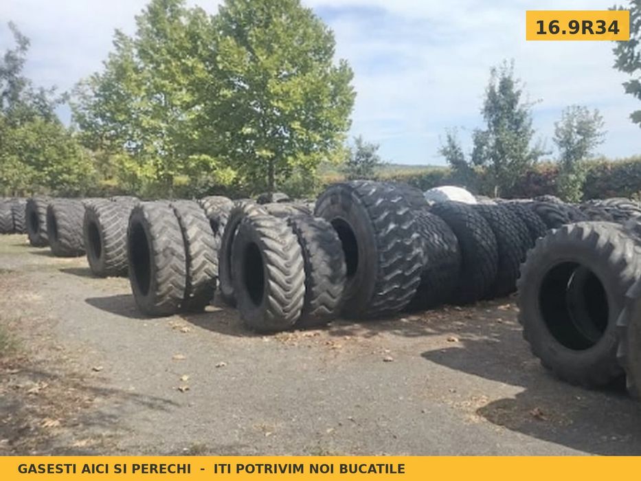 Cauciucuri Anvelope 16.9R34 16.9 R34 16.9-34 420/85R34 16934 Fulda Tractor Punte Spate Utilaje Agricole SH Second Hand FACTURA TVA Garantie 1 An