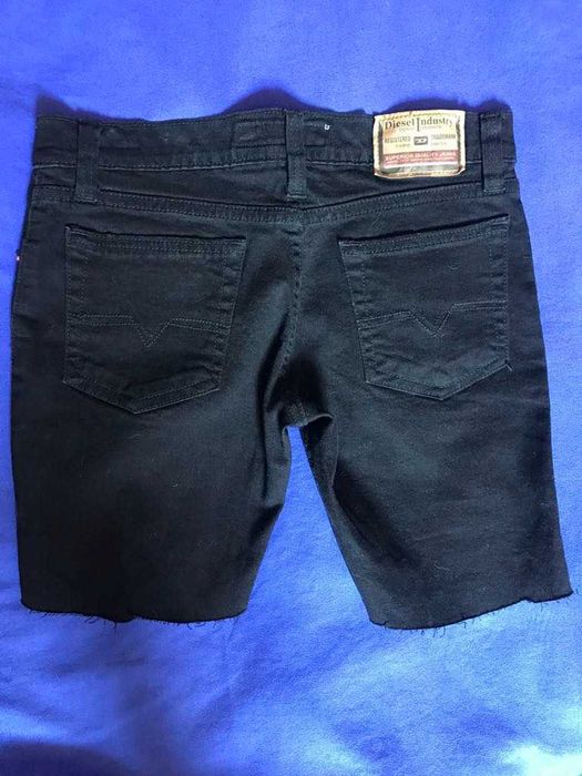 Pantaloni de Blugi Scurti Negri XS