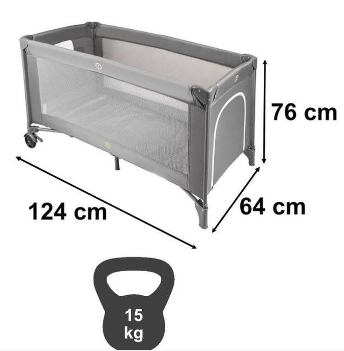 Сгъваема кошара за бебе с матрак