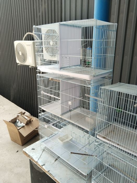 Клетка трехярусная