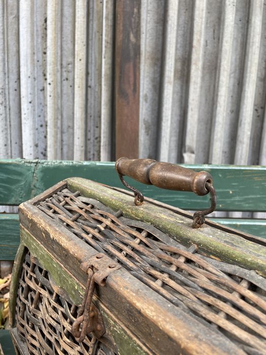 Винтидж военно куфарче + кошница за пикник