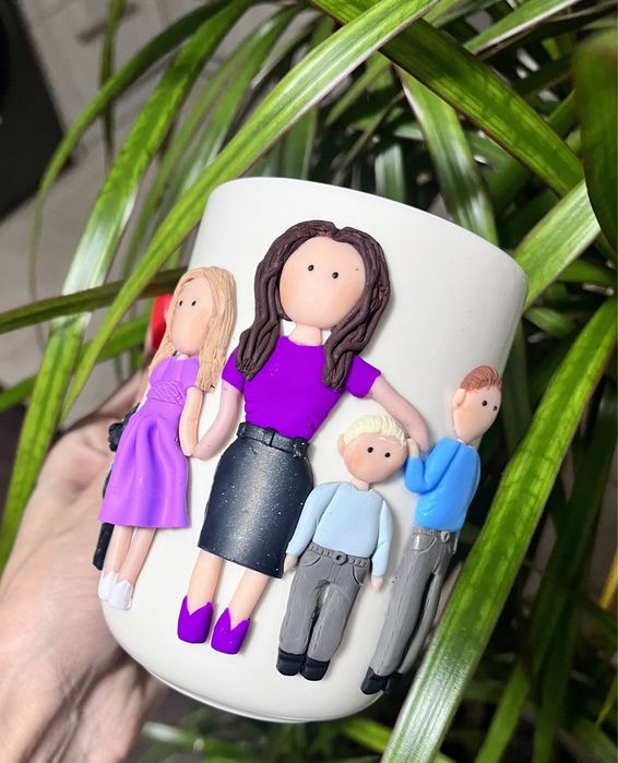 Чаша с полимерна глина