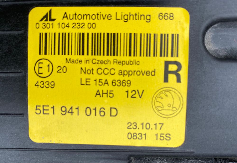 Фарове far Full Led фар за Шкода Октавия Skoda Octavia 3