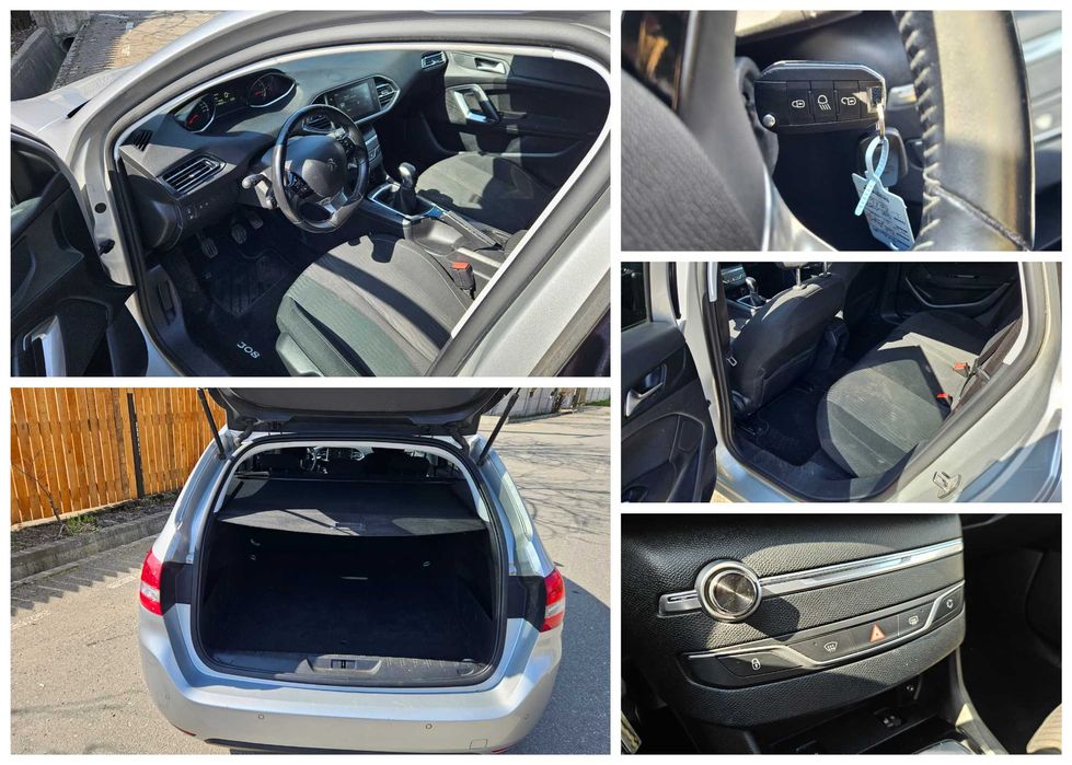 Peugeot 308 2016- Carte RAR - Nr Rosii - 110 CP - Posibilitate RATE