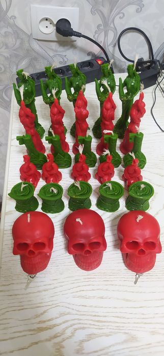 Восковые свечи. Фигуркали Шагамлар