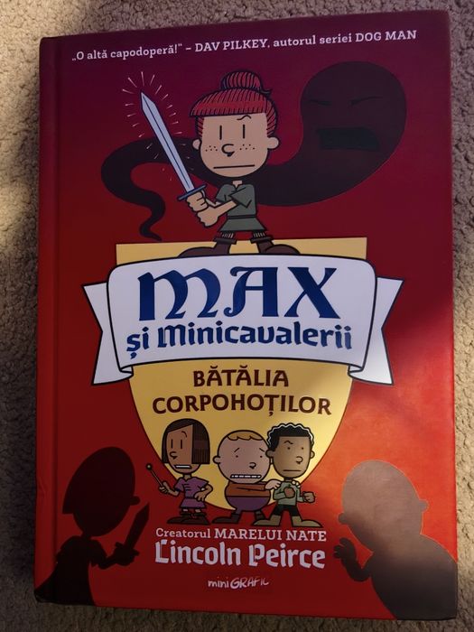 Carte pentru copii Minigrafic Max si minicavalerii