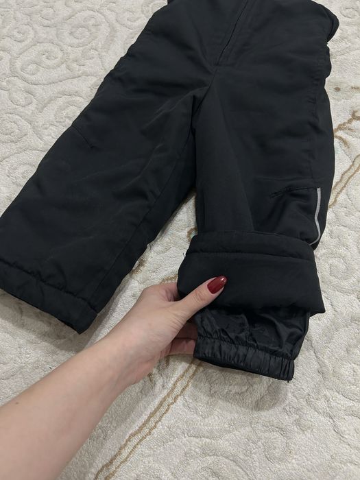 Зимние детские брюки, 24/86, черные