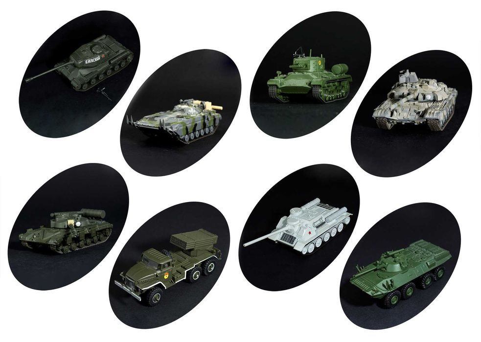 Игрушечные ретро автомобили, машины ф-мы Наш Автопром, масштаб 1:43.