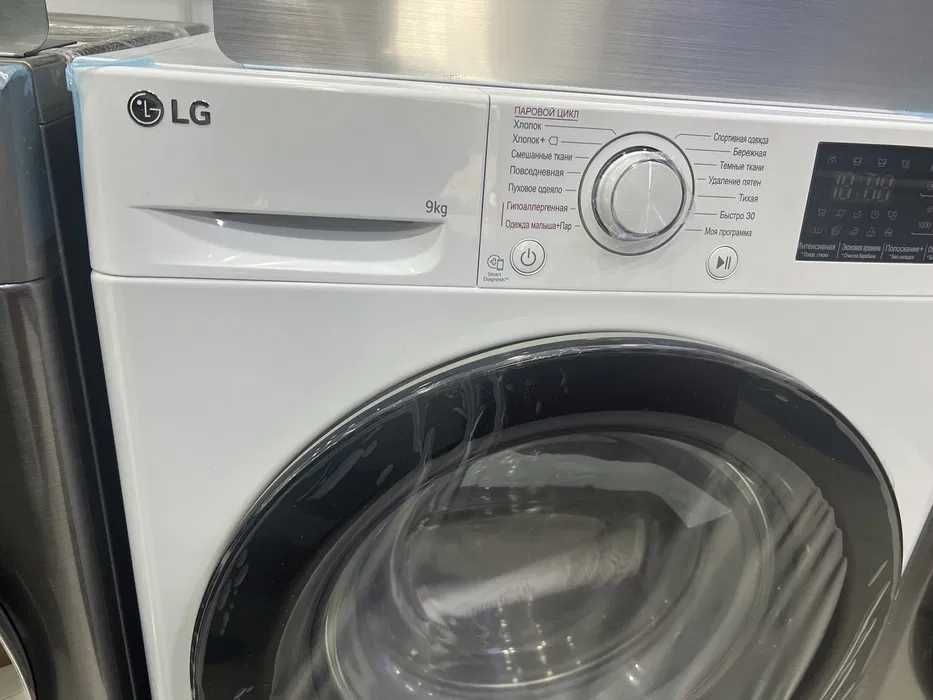 Стиральная машина LG 9 кг F2V3FS6W AIDD Inverter Steam