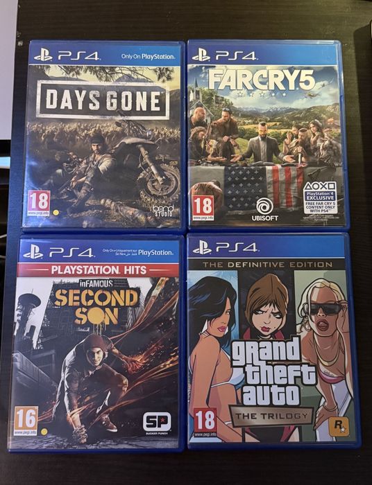 Vând jocuri PS4 stare perfecta 10/10