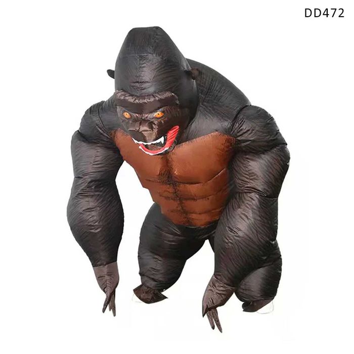 Надуваем парти костюм Горила деца възрастни маймуна аниматор шоу