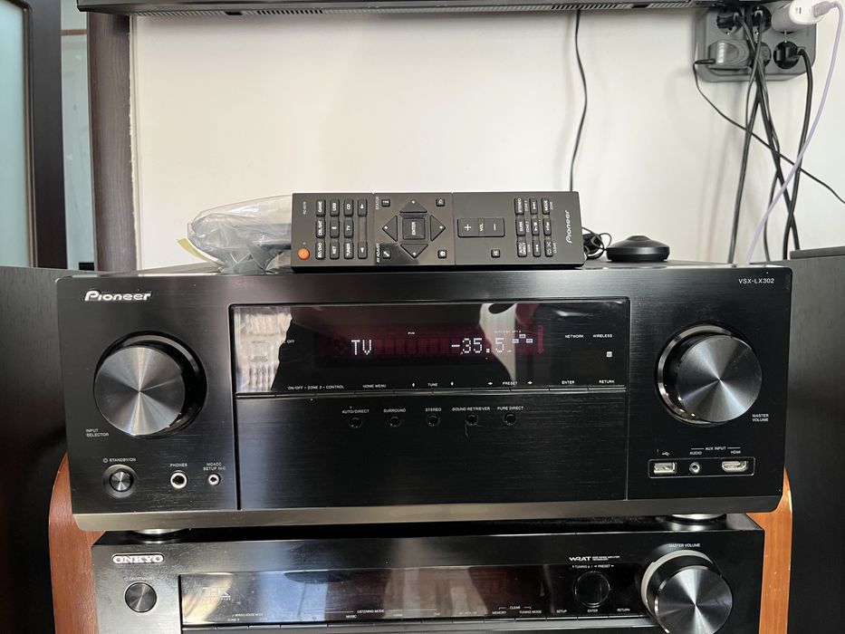 Pioneer VSX-LX302 4k/7.2/Atmos/Tidal/Spotify/Bluetooth/Wifi/usb etc.