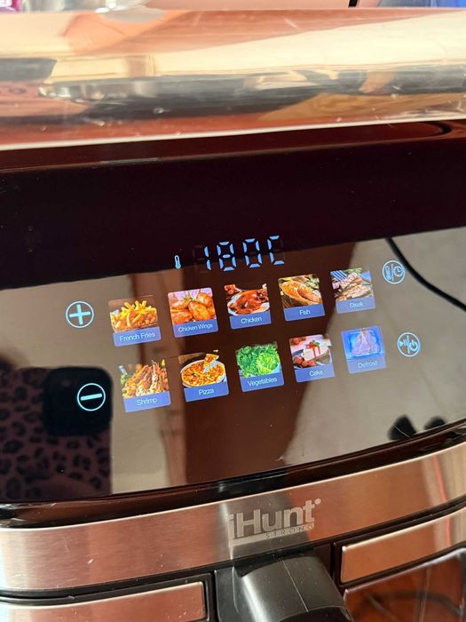Air Fryer iHunt BRO, capacitate 9L, friteuză fără ulei, aproape nou