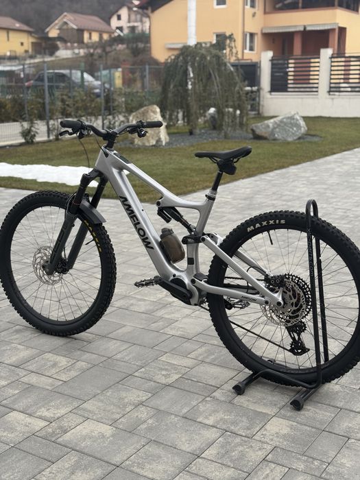 Bicicleta electrica Amflow DJI PL Carbon silver