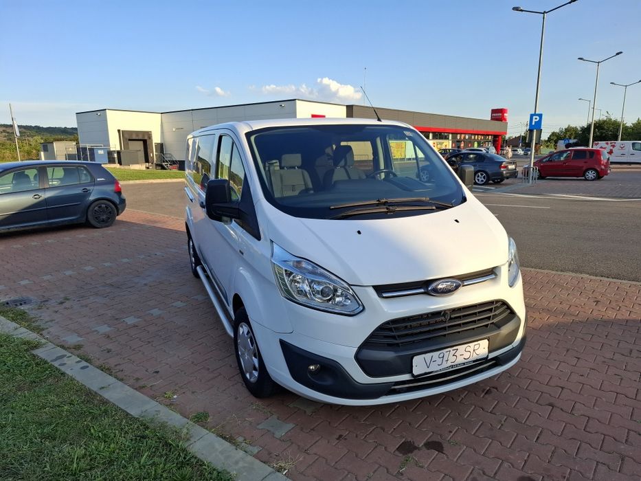 Ford Transit Custom, 2.0tdi,131cp,6 locuri, varianta lungă