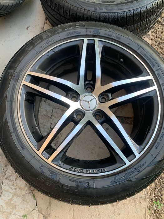 Диски оригинал от Мерседеса  r17,летние шины обмен есть
