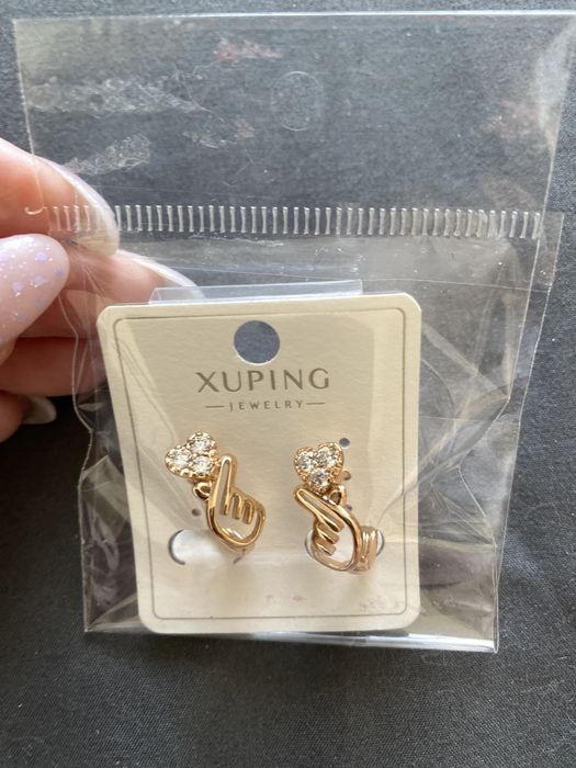 Серьги, кафф, браслет