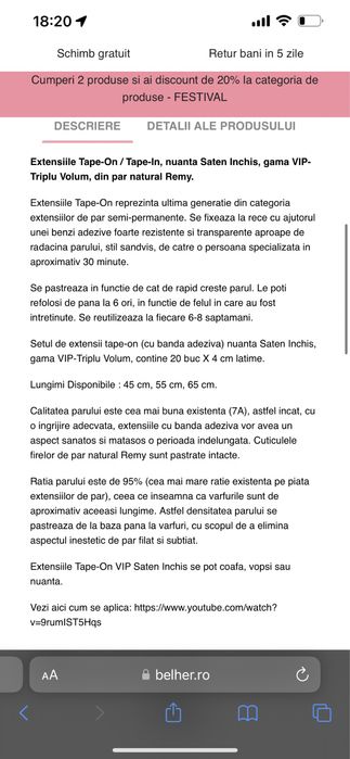 Extensii Tape on -Belher VIP