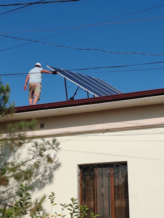 Quyosh paneli elektr avtola zaratchik Elektirik hizmatlari prafesonal