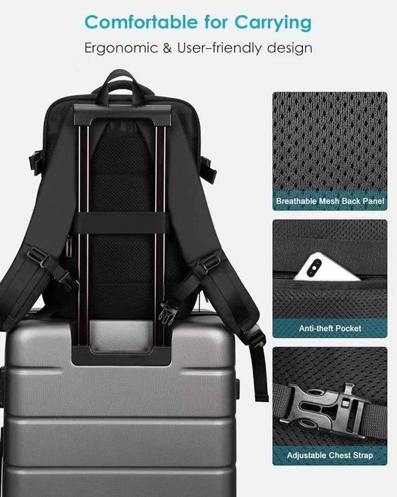 Городской смарт-рюкзак Meinaili с функцией расширения.Smart Sumka 3&1