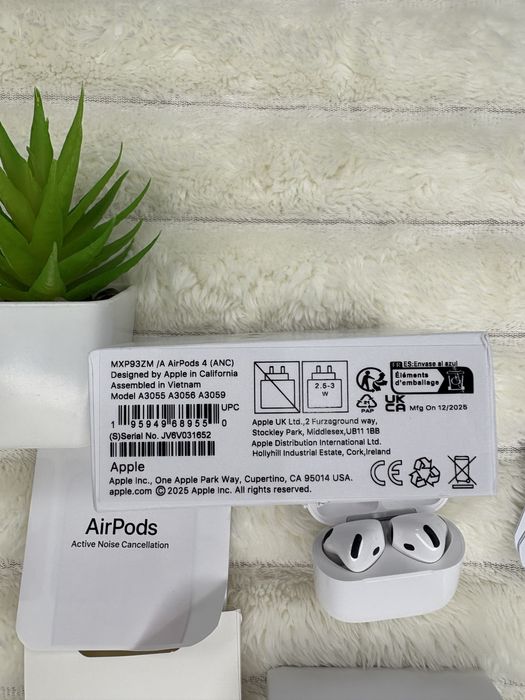 Căști Apple Airpods 4 cu ANC – NOI, sigilate, sunet premium