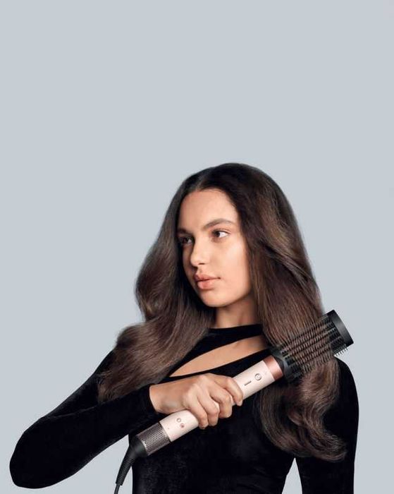 DYSON аrwrap Co-anda2x Straight+Wavy– Много приставки, функции + Bluethooth, ЧИСТО НОВO
