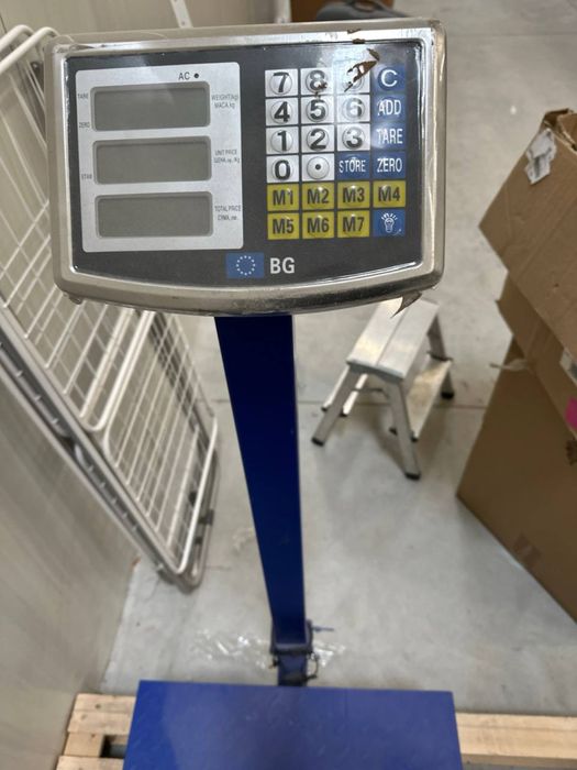 Електронна платформена везна – до 1000 кг (чисто нова)