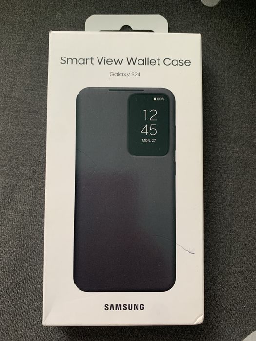 Оригинальный чехол Samsung Smart View Wallet Case для Galaxy S24.