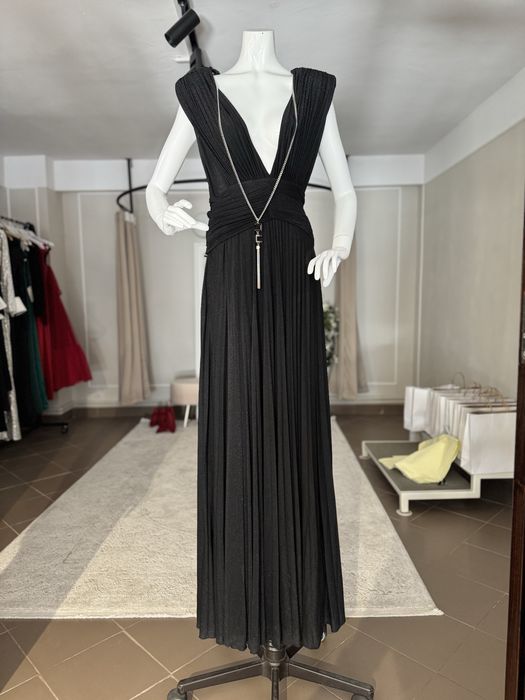 Rochie Elisabetta Franchi lunga neagra