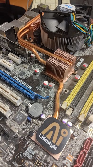 Asus P5K Premium + Core 2 Duo E8600 – kit complet, testa