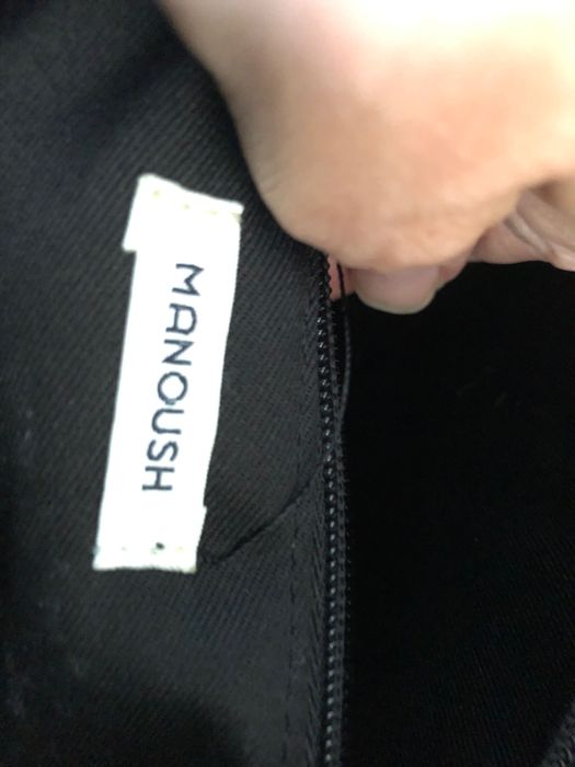 80 лв до 31.10Оригинална кожена чанта с апликация Manoush