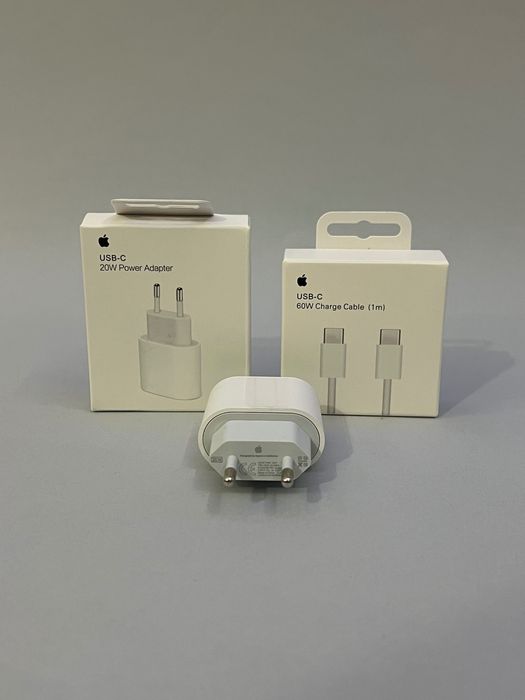 Оригинално зарядно за iPhone 15/16/17 (адаптер и кабел за айфон) Fast