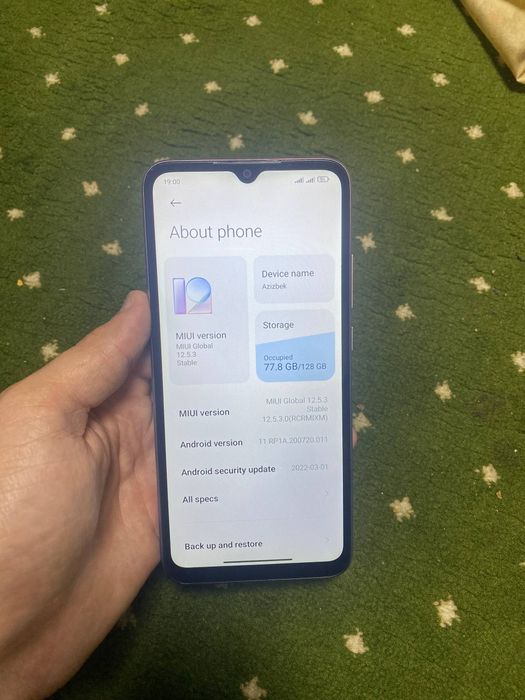 Redmi 9c 128gb ideal