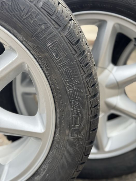 Продам диски с резиной r15 4:98 ваз (лада)