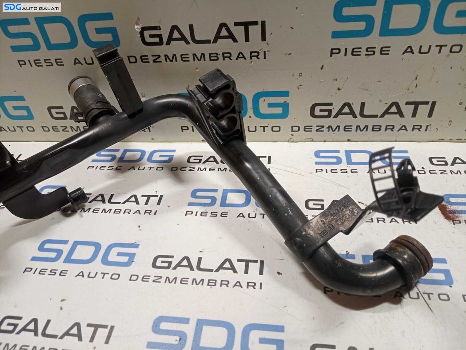 Teava Conducta Metalica Aerisire Racire Apa Skoda Superb 2 1.9 TDI 2004 - 2013 Cod 038121065 038121065C [M5550]
