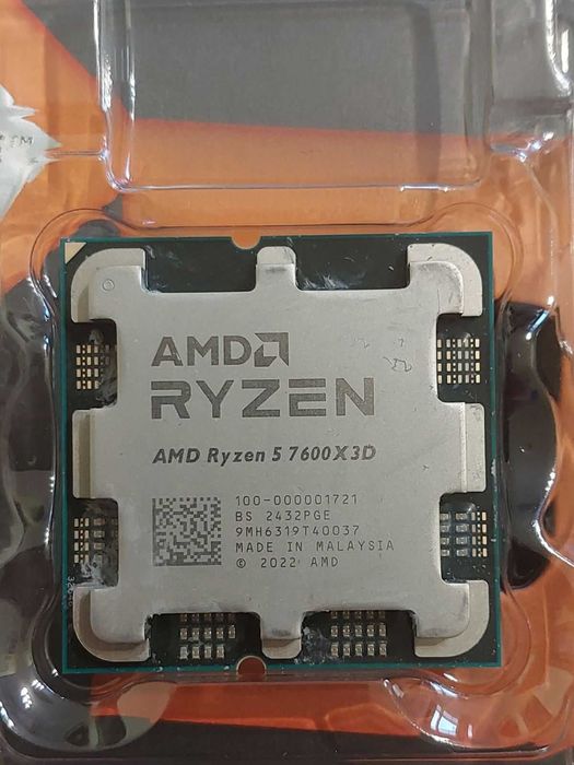 AMD Ryzen 5 7600X3D, 6-ядрен, АМ5