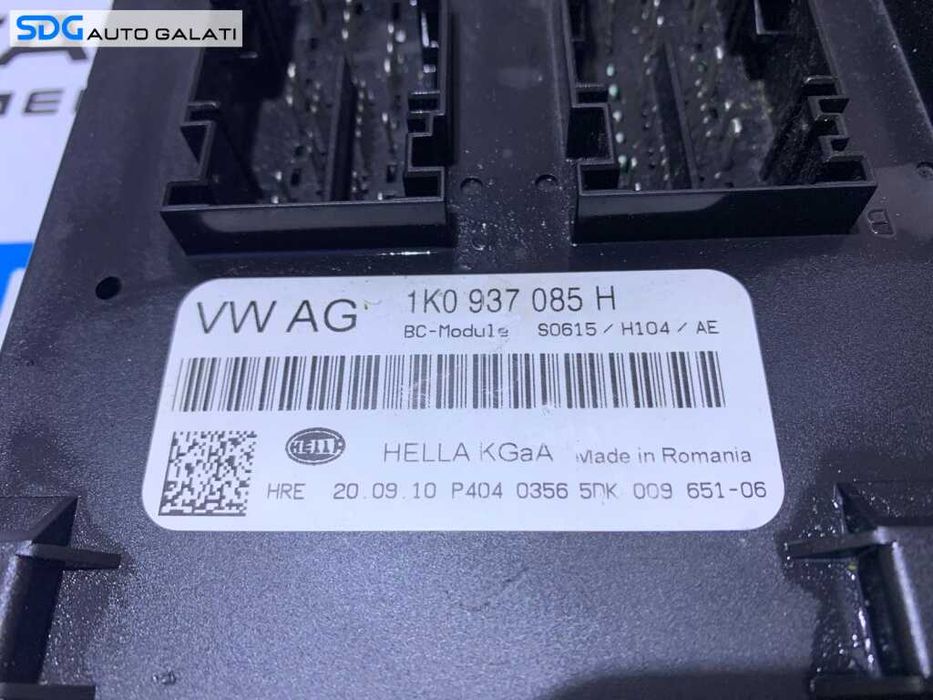 Modul Calculator Confort Volkswagen Golf 6 2008 - 2013 Cod 1K0937085H 1K0 937 085 H [AV3073]