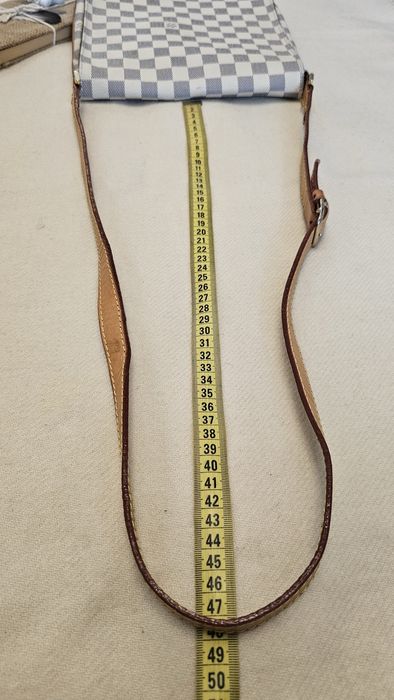 Geanta LV piele si canvas